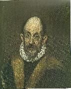 El Greco self-portrait painting